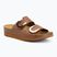 Moteriškos šlepetės Scholl Montery 2 Straps Ad Med cognac
