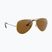 Saulės akiniai Ray-Ban Aviator Classic arista gold/brown polarized