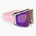 Slidinėjimo akiniai Bliz G001S matte pink/brown/pink multi