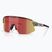 Akiniai nuo saulės Bliz Breeze transparent dark grey/brown red multi