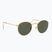 Akiniai nuo saulės Ray-Ban Round Metal gold/green g-15