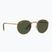 Akiniai nuo saulės Ray-Ban New Round gold/green