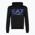 Vyriškas džemperis EA7 Emporio Armani Train Logo Series Oversize Logo Hoodie Coft black