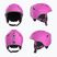 Vaikiškas slidinėjimo šalmas Briko Makalu Jr shiny pink/white