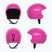 Vaikiškas slidinėjimo šalmas Briko Elias Jr shiny neon pink