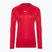 Moteriški termoaktyvūs marškinėliai ilgomis rankovėmis Nike Dri-FIT Park First Layer LS university red/white