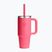 Puodelis Hydro Flask Travel Tumbler Clear Lid 710 ml popstar pink