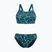 Moteriškas dviejų dalių plaukimo kostiumas Orca Core Bikini dark green