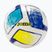Joma Dali II futbolo kamuolys balta/šviesiai oranžinė/geltona 5 dydis