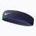 Galvos juosta Nike Swoosh Headband obsidian/white