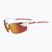 Akiniai nuo saulės Tifosi Track white/red/smoke red