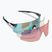 Tifosi Rail Xc Clarion crystal smoke/clarion blue/ac red/clear dviratininkų akiniai