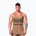 Vyriškas treniruočių tank topas NEBBIA Washed-Off Stringer Max Out light brown