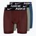 Vyriškos trumpikės Nike Dri-Fit Essential Micro Boxer Brief 3 poros grey/court blue/dark red