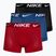 Vyriški "Nike Dri-Fit Essential Micro Trunk" boksininkų šortai 3 poros juodi/raudoni/mėlyni