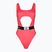 Moteriškas vientisas maudymosi kostiumėlis Calvin Klein Cut Out One Piece-RP calypso coral