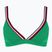 Maudymosi kostiumėlio viršus Tommy Hilfiger Triangle Rp olympic green