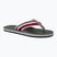 Vyriškos šlepetės per pirštą Tommy Hilfiger Massage Footbed Oly Beach Sandal antique silver