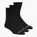Kojinės SKECHERS Non Tery Crew Arch Support 3 pack black