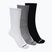 Kojinės SKECHERS Non Tery Crew Arch Support 3 pack white/black