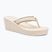 Moteriškos šlepetės per pirštą Tommy Hilfiger Wedge Beach Sandal muslin