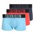 Vyriškos trumpikės Calvin Klein 000NB3775A Trunk 3 pairs ombre bluee/chilly bluee/punch pink