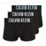 Vyriškos trumpikės Calvin Klein 000NB3608A Trunk 3 pairs black with harbor mist logo/ black with