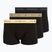 Vyriškos trumpikės Tommy Hilfiger Trunk WB 3 pairs black/citronella/woodridge