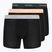 Trumpikės Calvin Klein LV00NB4394 Brief 3 pairs black w/darkest spruce wb/black w