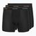 Trumpikės Calvin Klein LV00NB4394 Brief 3 pairs black w/heavenly iris logo/black w