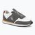 Vyriški batai Calvin Klein HM0HM02212 Retro Runner Bans Leather Suede granite gray/white/rhubarb