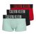 Vyriškos trumpikės Calvin Klein 000NB3775A Trunk black/goji berry/aqua blue