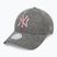 Moteriška kepurė New Era Female League Essential 9Forty New York Yankees grey
