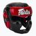 Bokso šalmas Fairtex Diagonal Vision Sparring Headguard - Full Head Coverage black/red