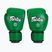 Bokso pirštinės Fairtex Real Leather Boxing green