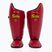 "Fairtex Ultimate Shin Pads" raudonos spalvos
