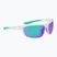 Akiniai nuo saulės Nike Windtrack Run matte clear/ green mirror
