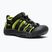 Vaikiškos basutės KEEN Newport H2 black/lime green