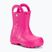 Vaikiški lietaus batai Crocs Handle Rain Boot Kids candy pink