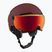 Slidinėjimo šalmas Atomic Savor Visor Stereo maroon/red stereo