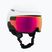 Slidinėjimo šalmas Atomic Revent GT Amid Visor HD white/black/red hd