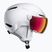 Snieglenčių šalmas Atomic Revent Visor Photo white heather/red photo