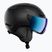 Snieglenčių šalmas Atomic Revent Visor Stereo black/blue stereo