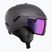 Snieglenčių šalmas Atomic Savor GT Visor Stereo iron ore/purple stereo