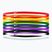 Galvos juosta Nike Skinny Headbands 8 vnt. pimento/orange blaze/sunlight
