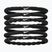 Plaukų gumutės Nike Flex Hair Tie 6 vnt. black/black/white