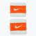 Galvos juosta Nike Swoosh Wristbands glacier blue/safety orange/glacier blue