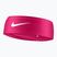 Galvos juosta Nike Dri-Fit Fury Classic Headband vivid pink/white/white