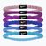 Plaukų gumutės Nike Flex Hair Tie 6 vnt. elemental pink/bold berry/white