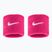 Riešo juostos Nike Swoosh Classic Wristbands 2 vnt. vivid pink/white